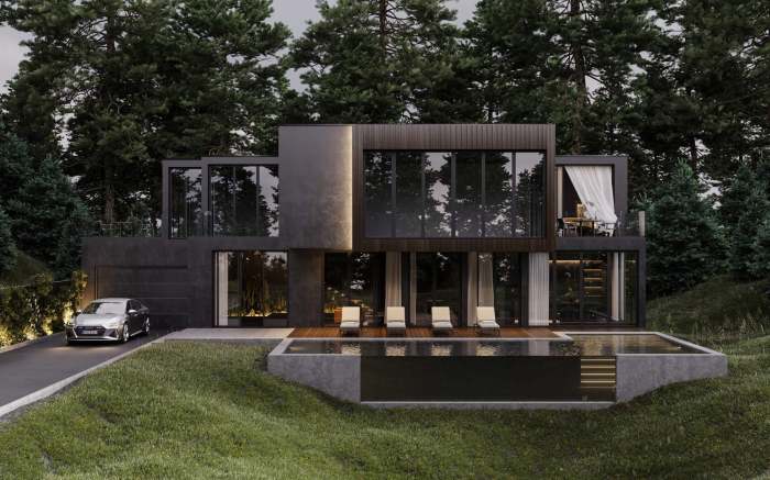 20 Modern Black Exterior House Ideas